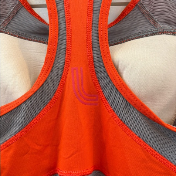 Lole Orange and Gray Athletic Tank Top - Picture 4 of 6